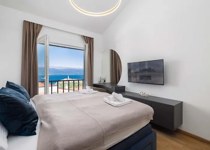 Brandneue - Pool Mit Panoramablick Aufs By Interhome Feriehus Vrbnik (Primorje-Gorski Kotar)