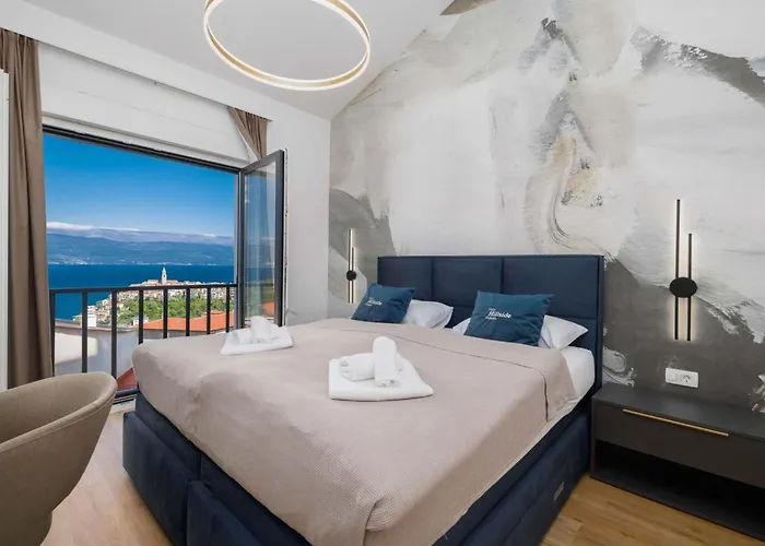 Brandneue - Pool Mit Panoramablick Aufs By Interhome * Vrbnik (Primorje-Gorski Kotar)